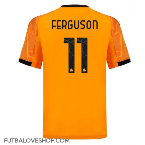 Dres AS Roma Evan Ferguson #11 Preč 2025-26 Krátky Rukáv